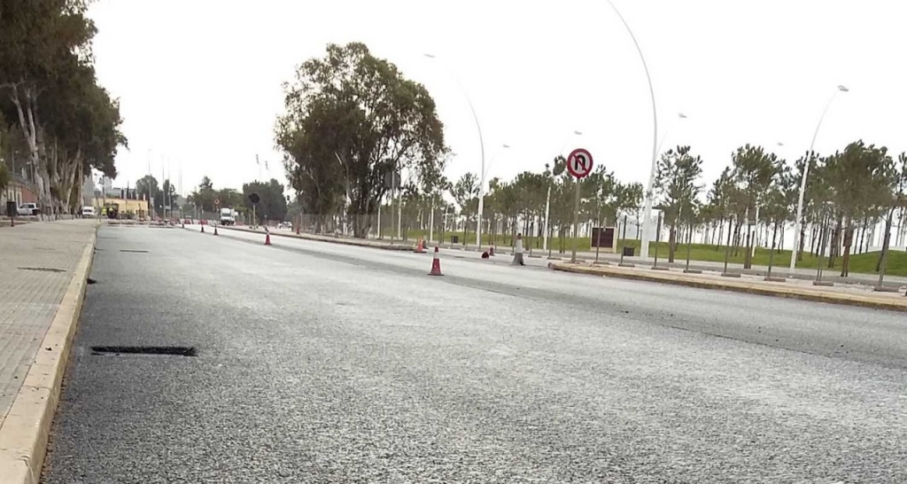 View of an empty street