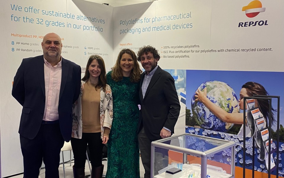 Repsol representatives at Pharmapack 2023 