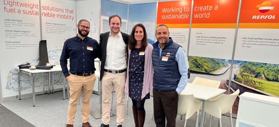 Repsol representatives at the IZB International Suppliers Fair