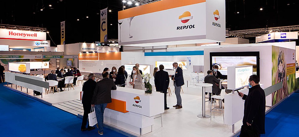 Repsol stand at Utech Europe 2021