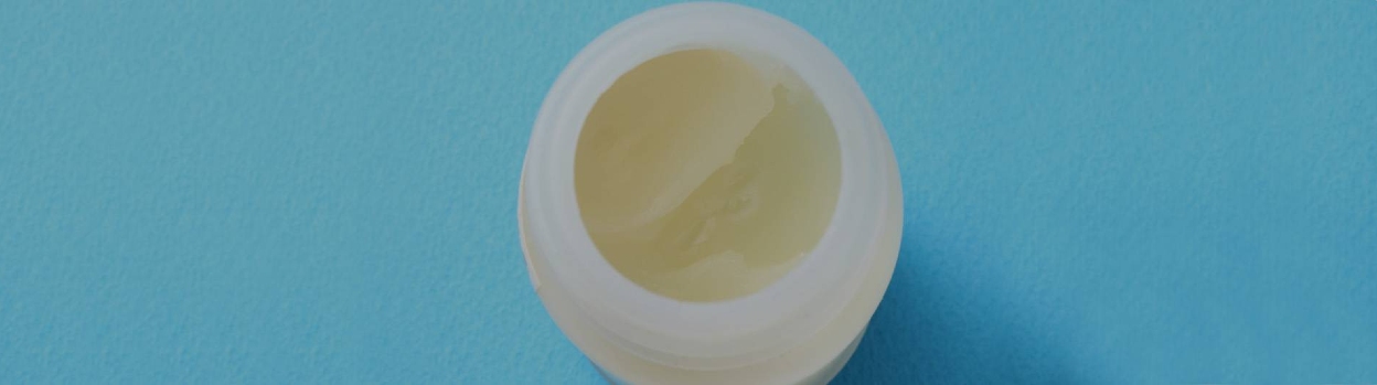 A jar of petroleum jelly