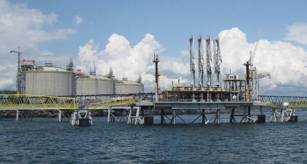 Repsol gas plant in Canada