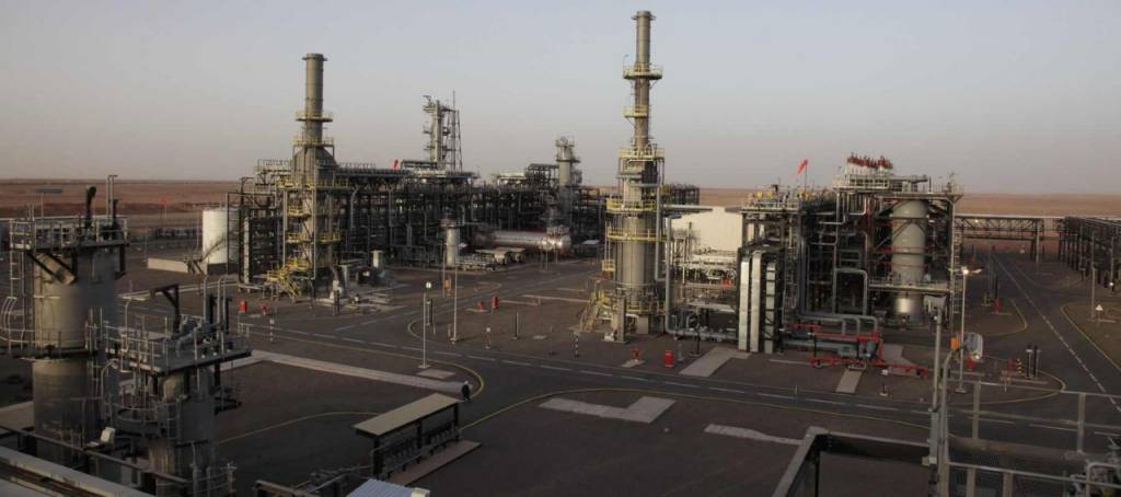 Image of the Repsol facilities in Algeria, part of the Reggane project