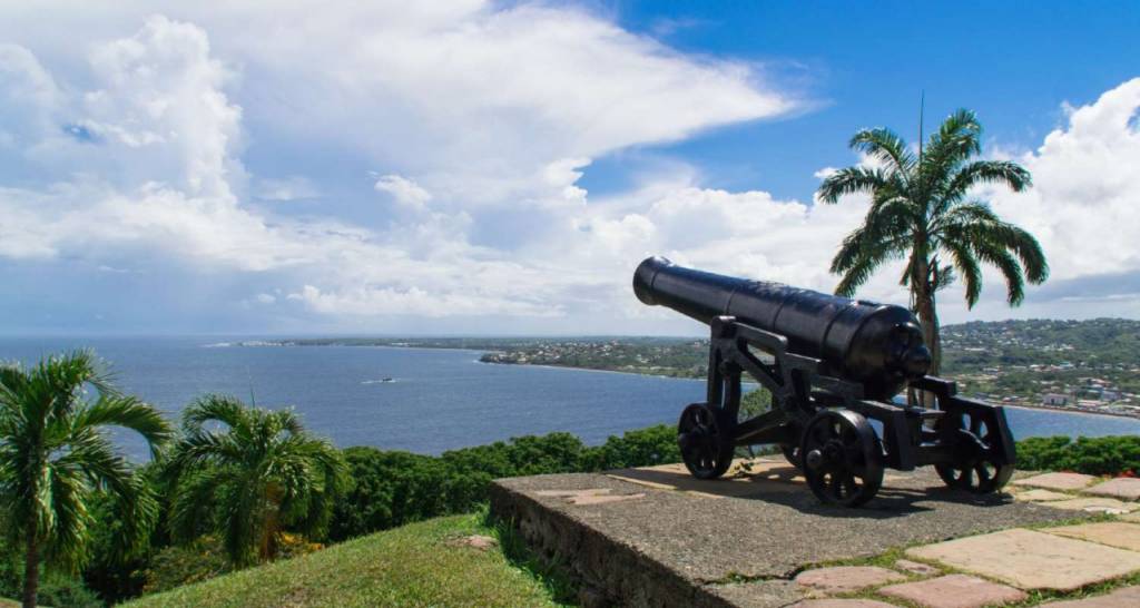Cannons at Fort James, Trinidad and Tobago.
