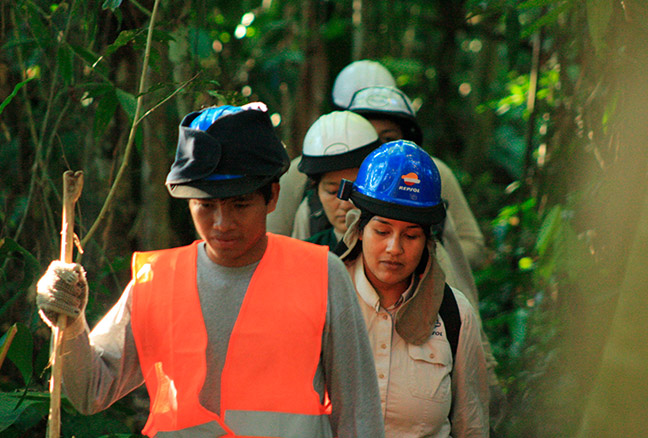 Team of people participating in the Sagari project