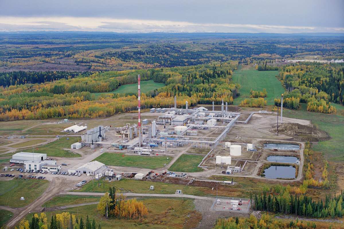Repsol in Canada. Edson gas plant in Canada.
