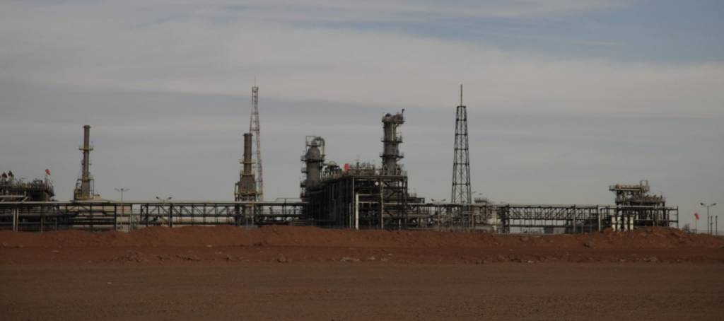 Vista de las instalaciones de Repsol en Argelia pertenecientes al proyecto Reggane