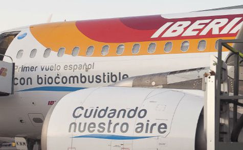 Primer vuelo español con bioqueroseno 