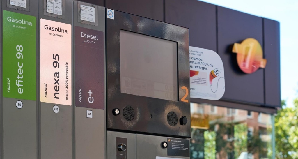 Surtidores de Diésel Nexa en estación de servicio