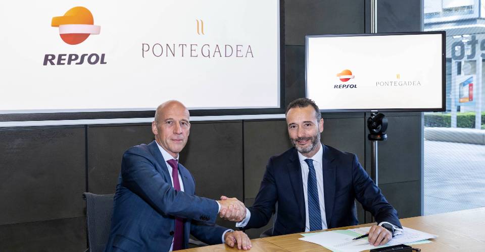 João Costeira, with Pontegadea CEO, Roberto Cibeira