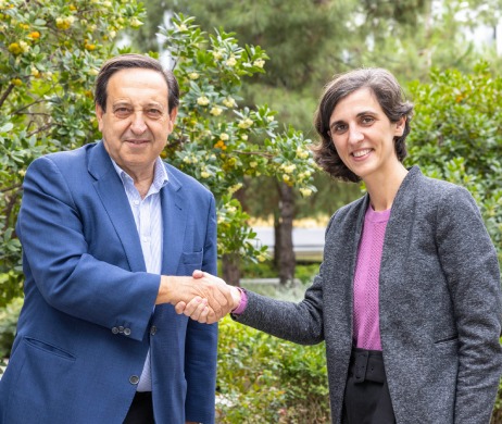 Berta Cabello and Pedro Barato, agreement with ASAJA