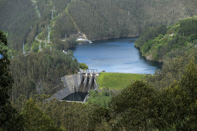 Una central hidroeléctrica