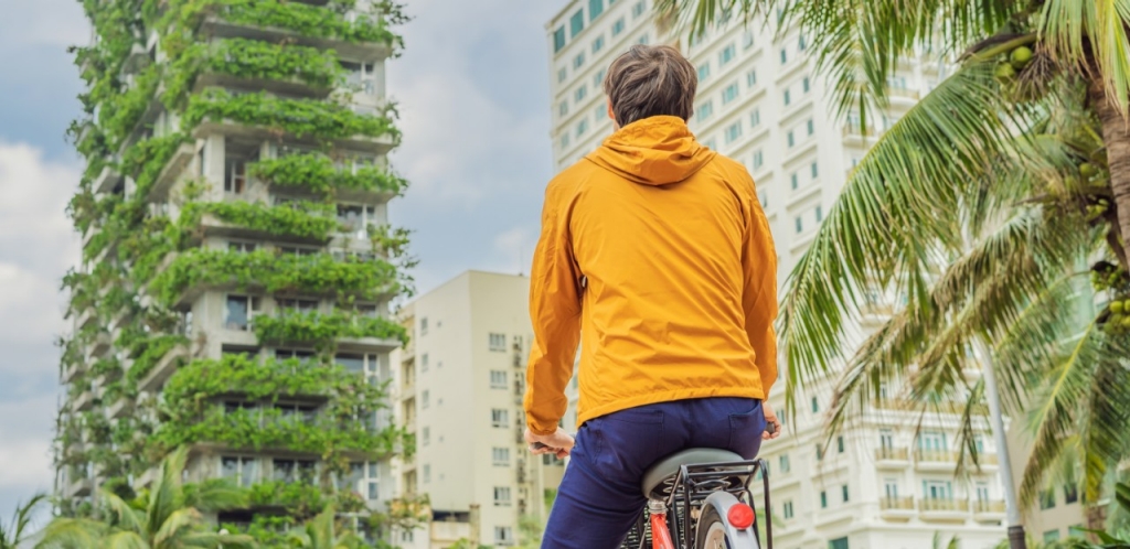 Chico bicicleta