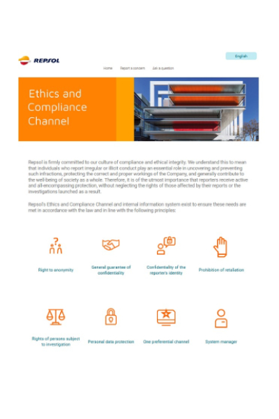 Ethics and Compliance Channel