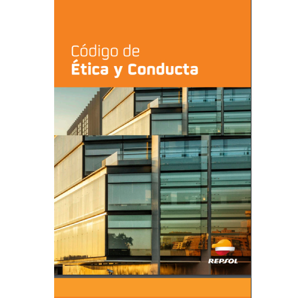 Portada del código de ética y conducta de Repsol