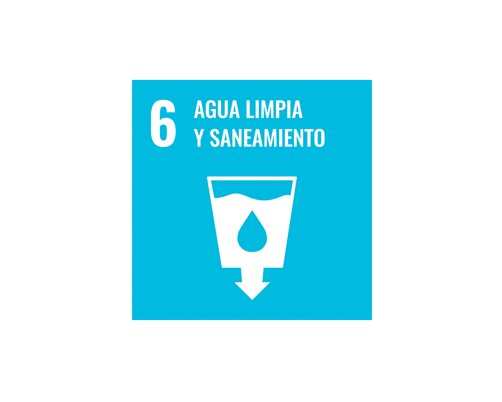 Logo ODS 6 Agua limpia y saneamiento