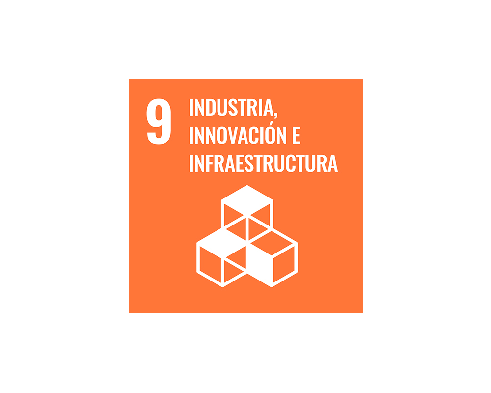 Logo ODS 9 Industria, Innovación e infraestructura
