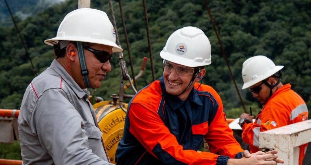 Repsol operators working at a facility