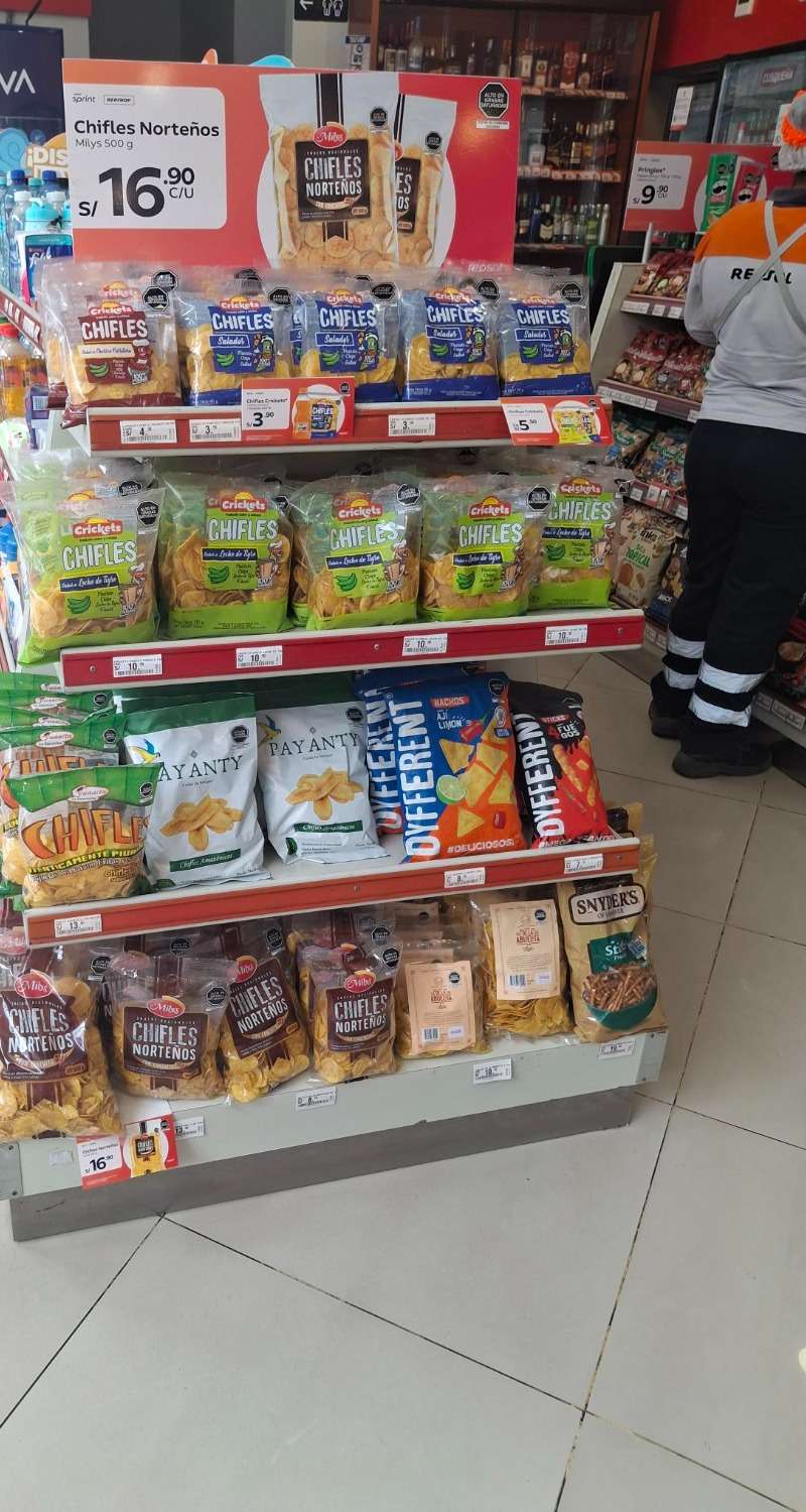 Bags of Payanty at a Repso service station.