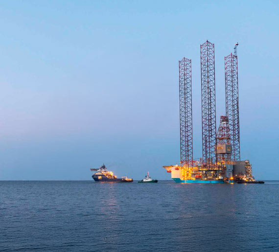 Offshore platform data graph