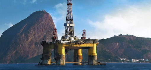 Oil rig in Brazil