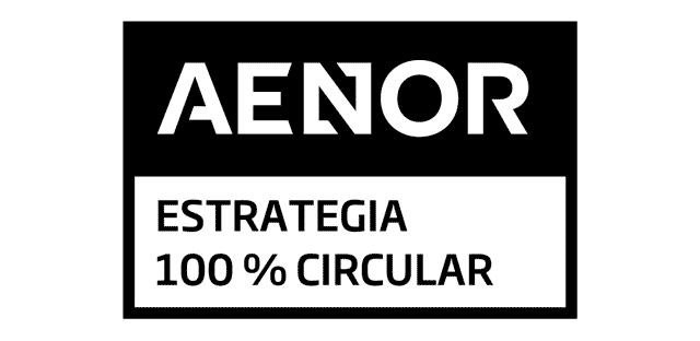 AENOR 100% circular strategy logo