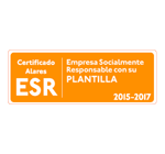 Certificado Empresa Socialmente Responsable con su Plantilla ESR